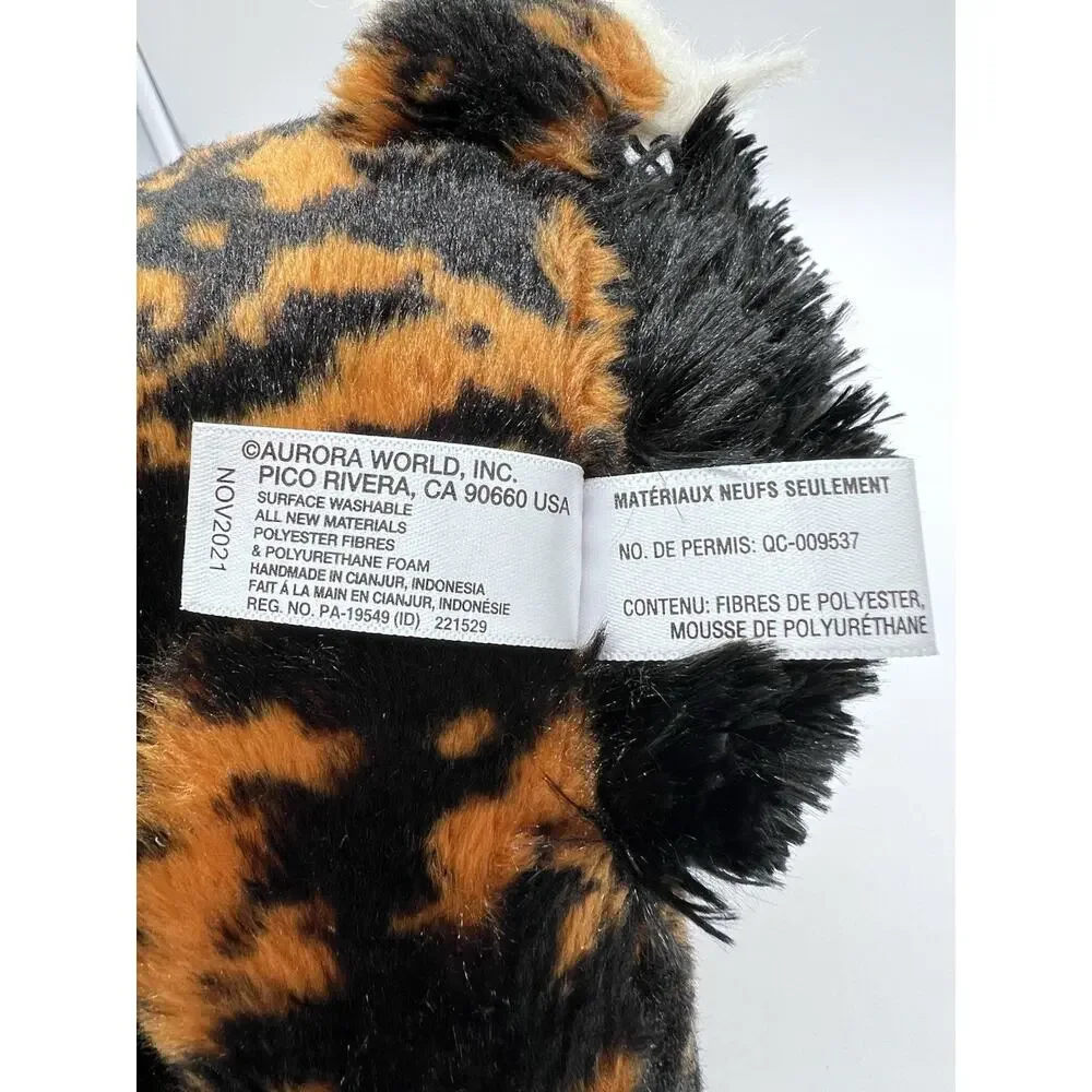 Destination Nation Aurora African Wild Spotted Dog Calico Hyena Plush Realistic